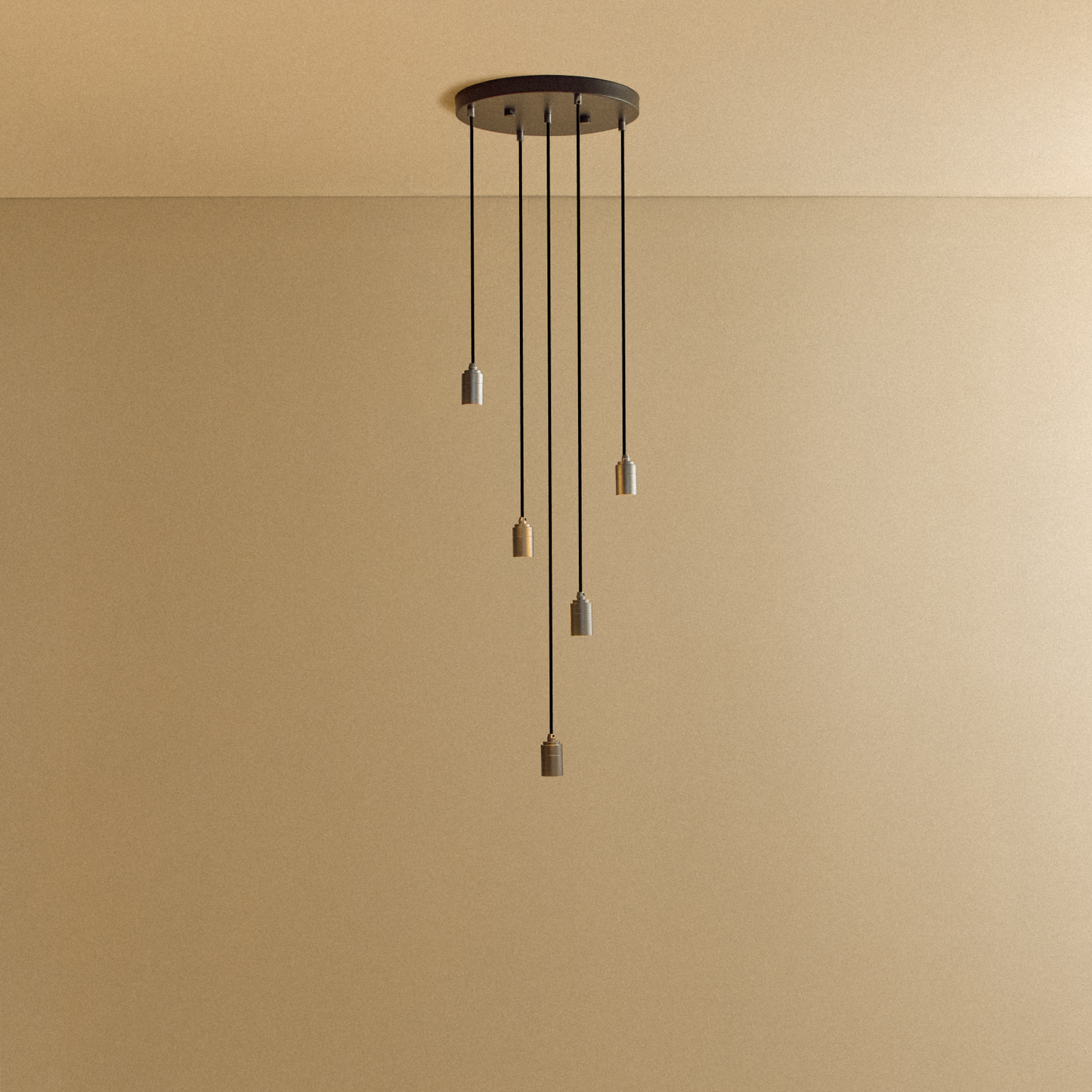 Five Pendant in Graphite