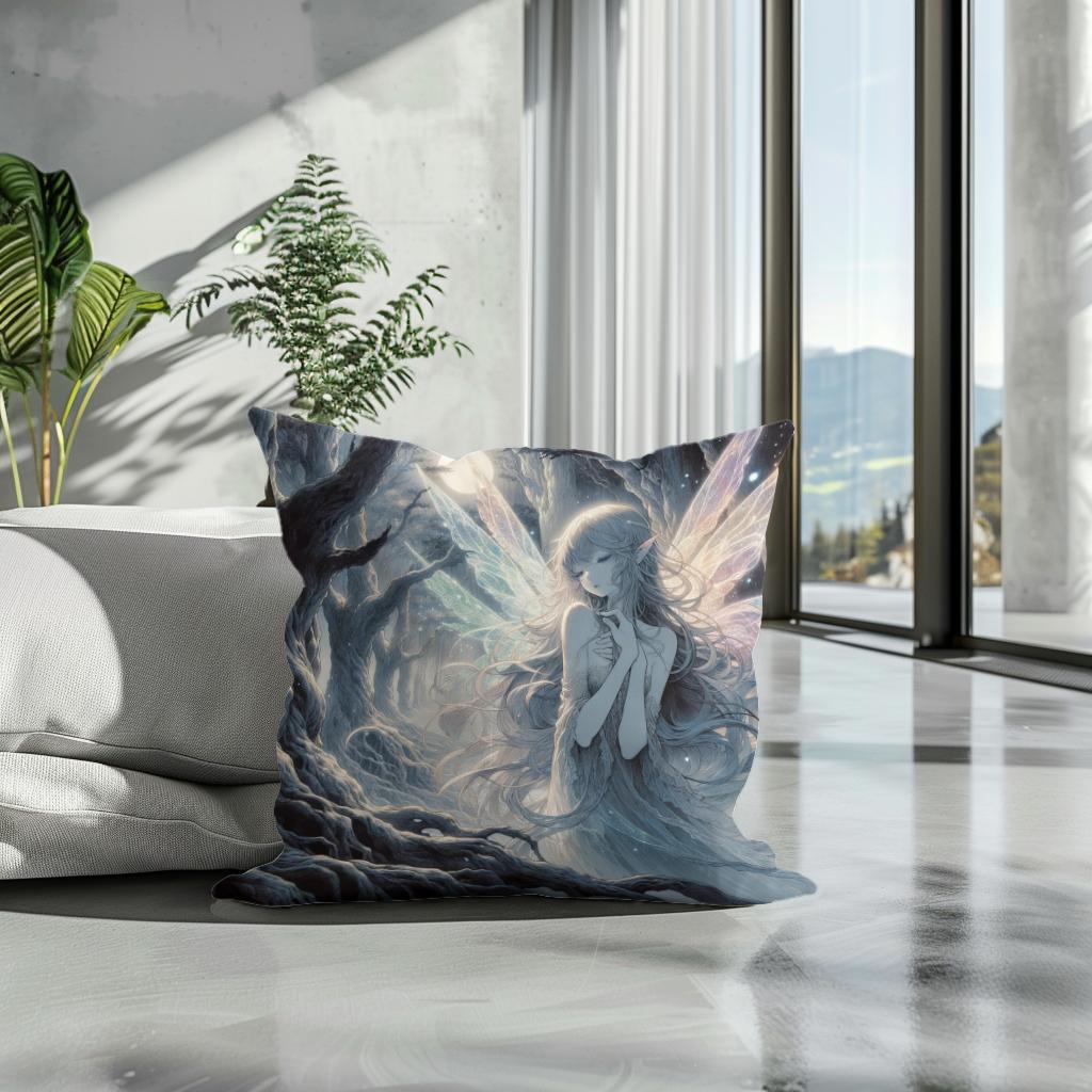 Mystic Whispers Cotton Cushion