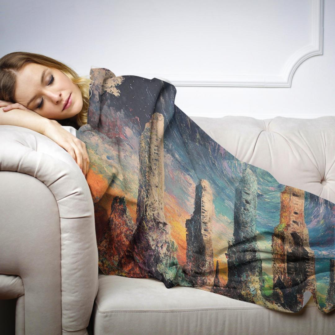 Alien Monument Blanket