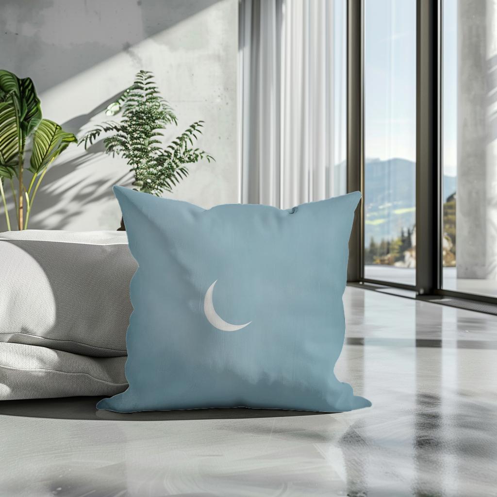 Crescent Moon Cotton Cushion