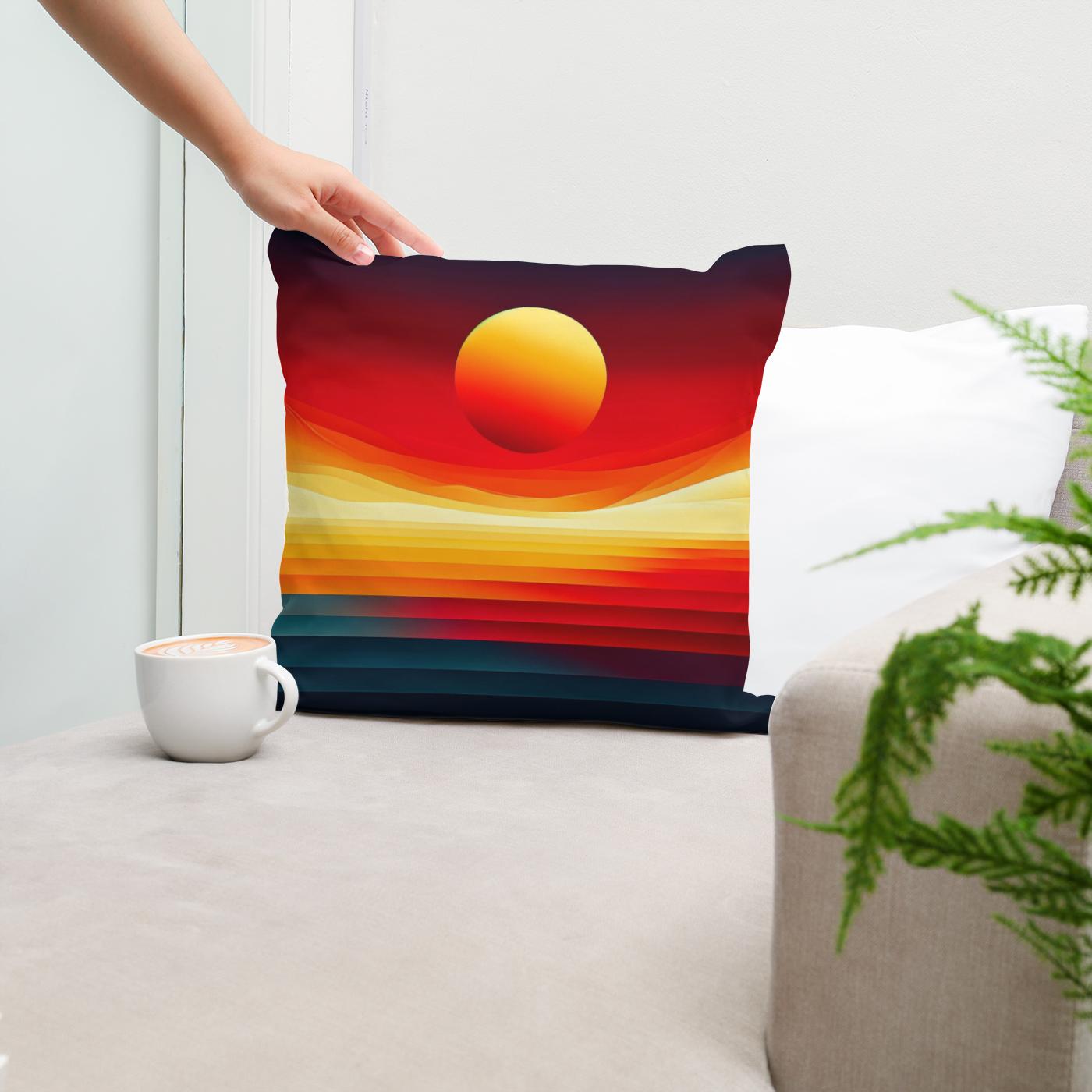 Tranquil Hues Cotton Cushion
