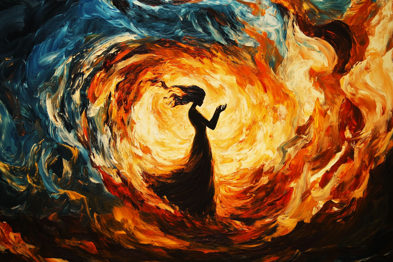 Flame Embrace Canvas