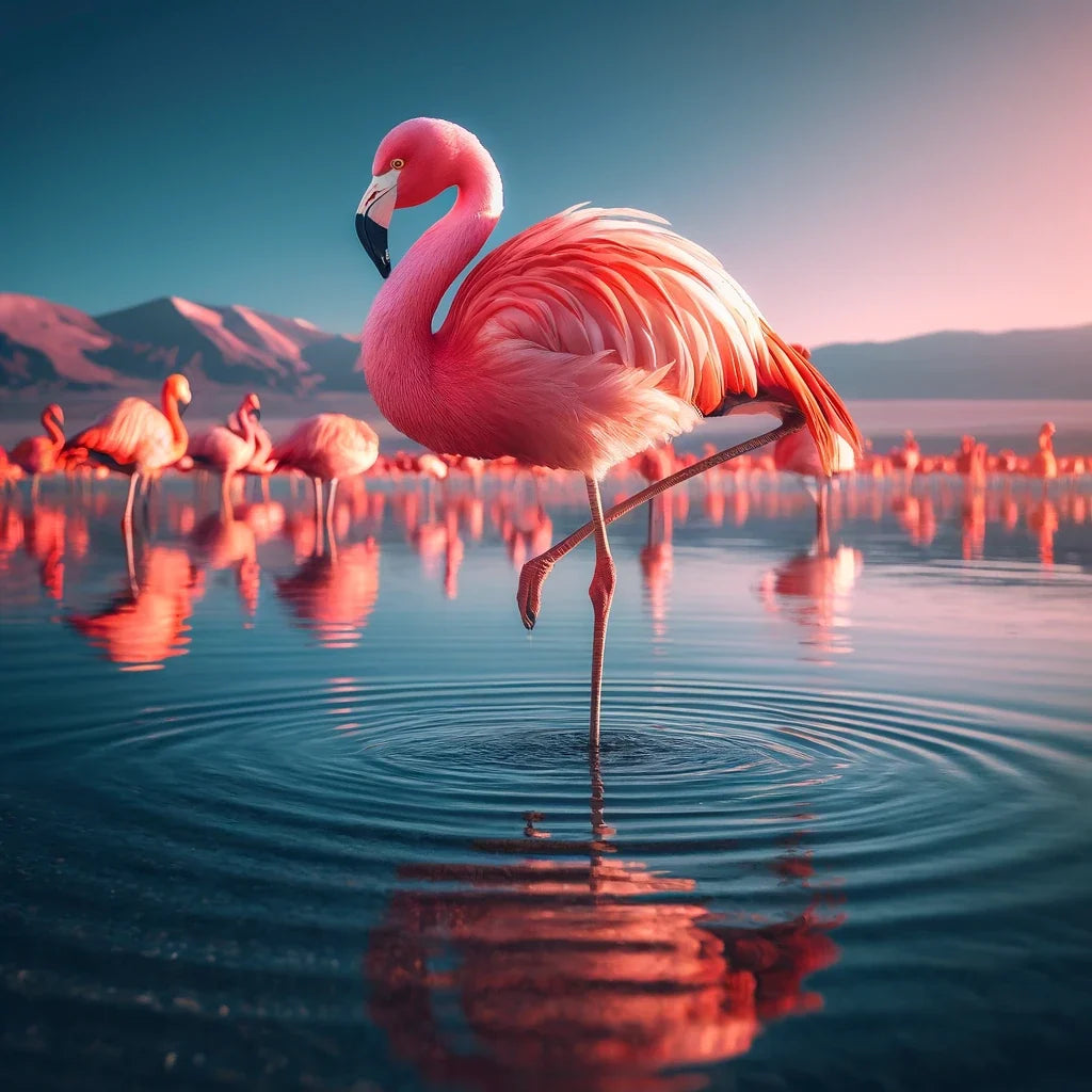 Flamingo Grace Canvas