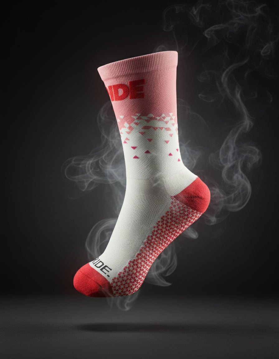 Performance Running Socks - Flash Pink