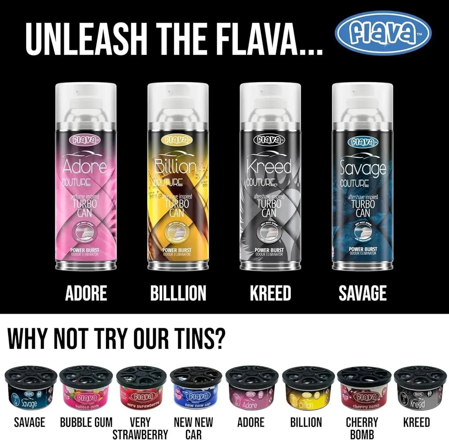 Flava Couture Turbo Can Spray - Billion