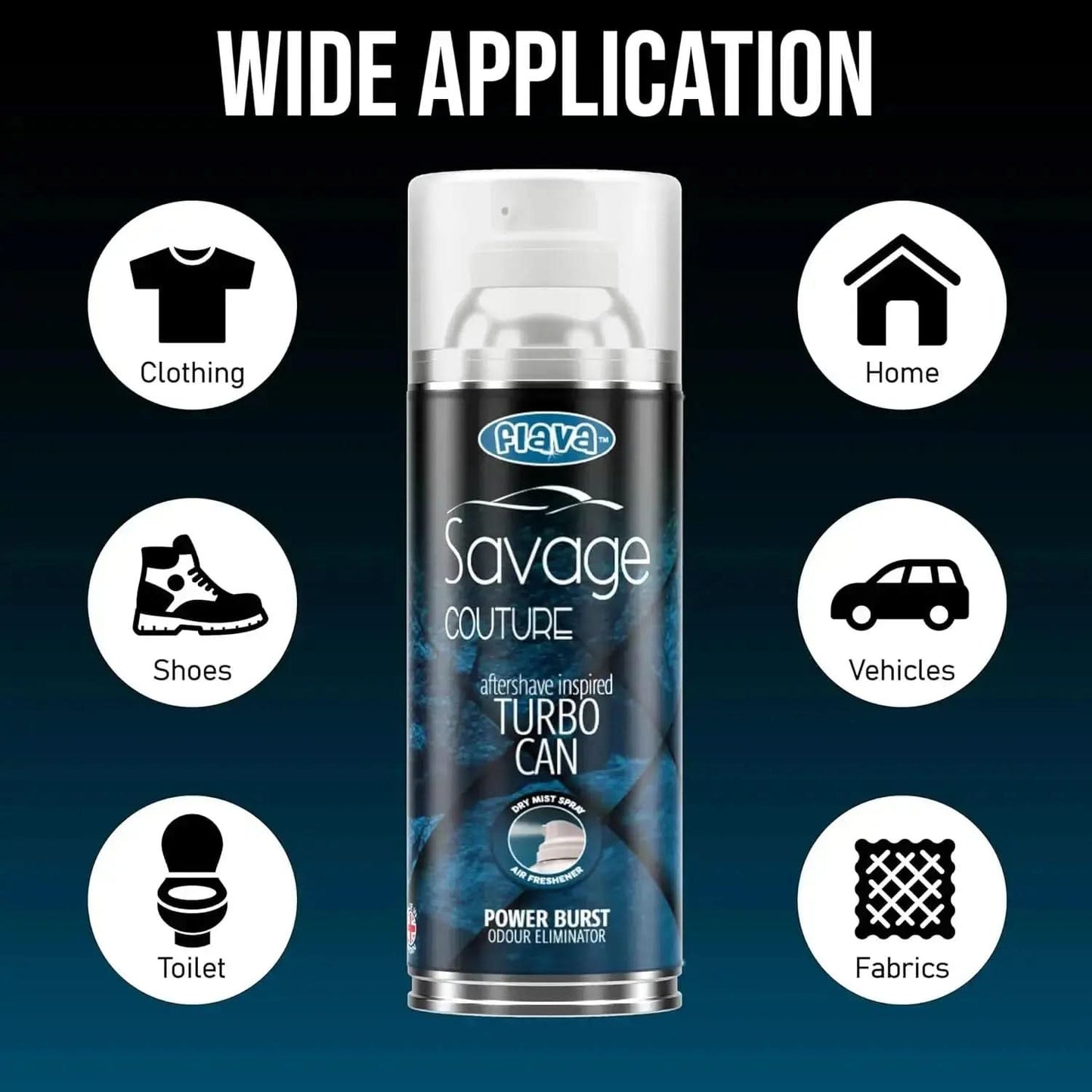 Flava Couture Turbo Can Spray - Savage