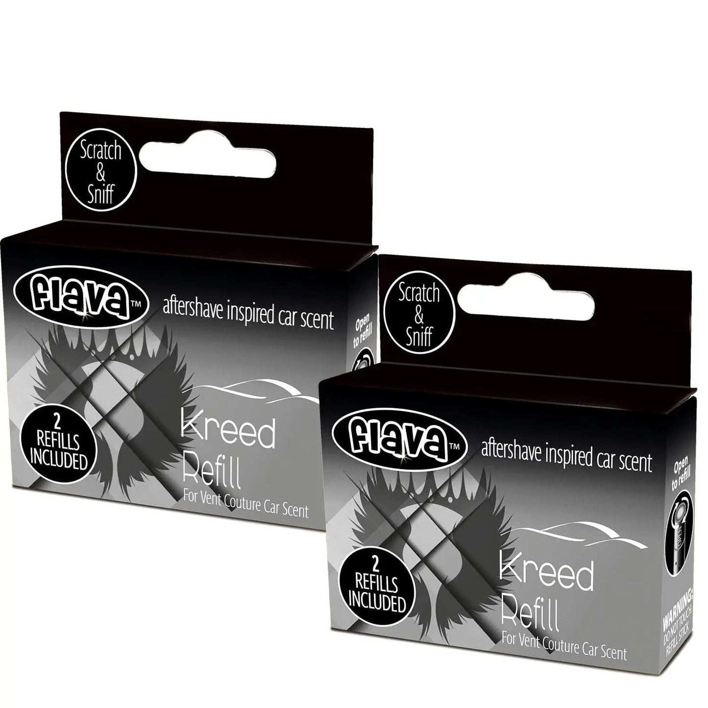 Flava Couture 2 Pack Refill Stick For Refillable Vent Car Air Fresheners - Kreed
