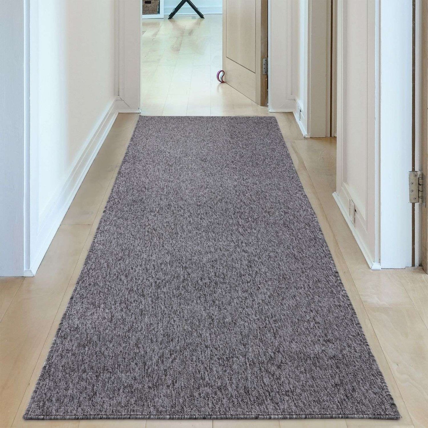 Flex Grey Low Pile Solid Rug