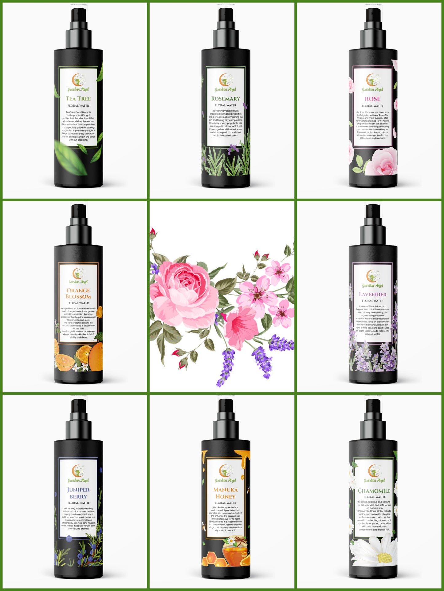Manuka Honey Floral Water - Skin Repair, Dandruff, Oily Skin, Foot and Nail Infections