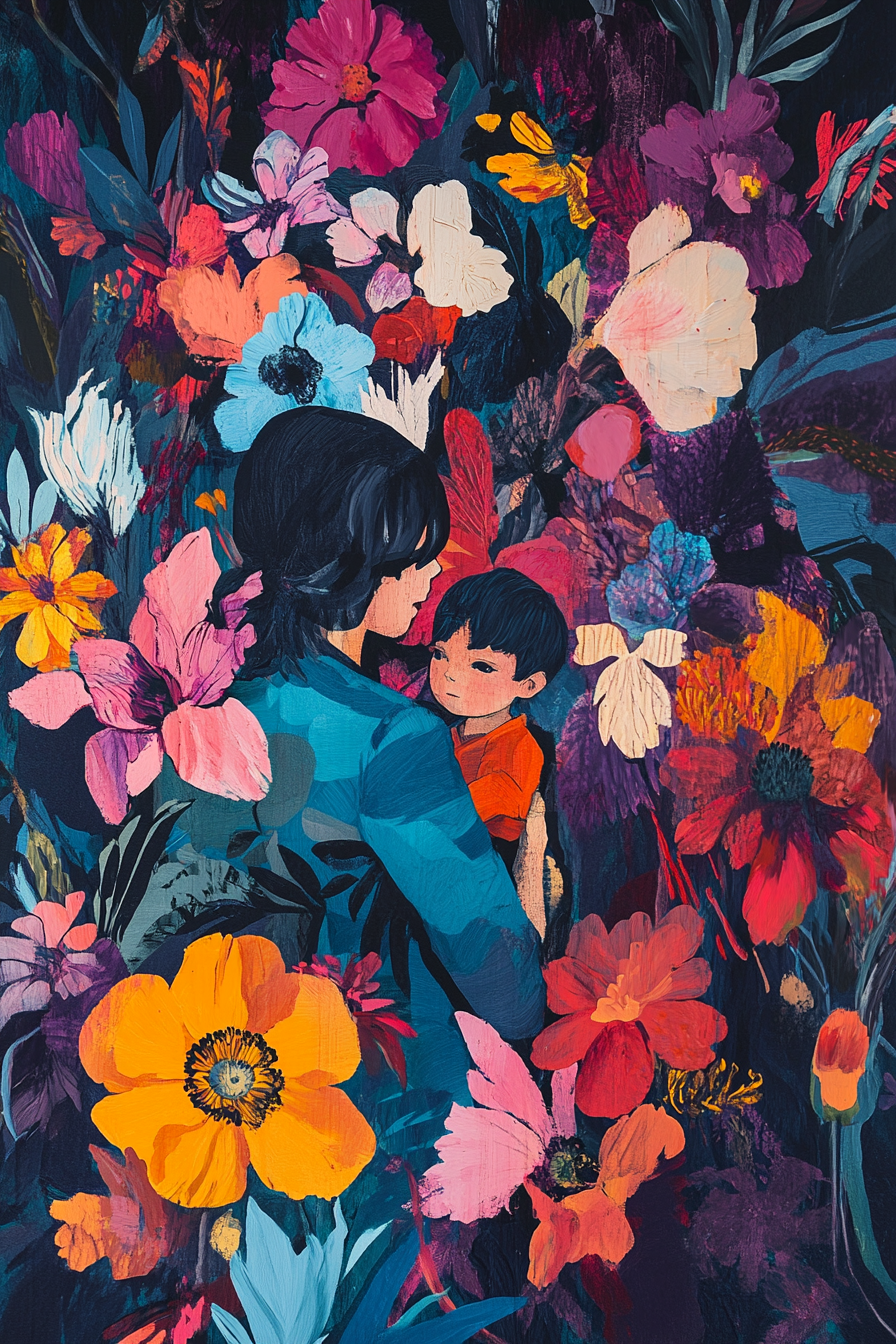 Floral Embrace Canvas