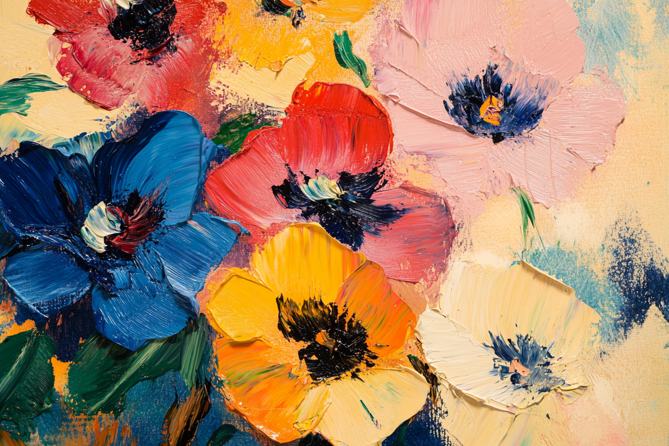 Floral Symphony Blanket