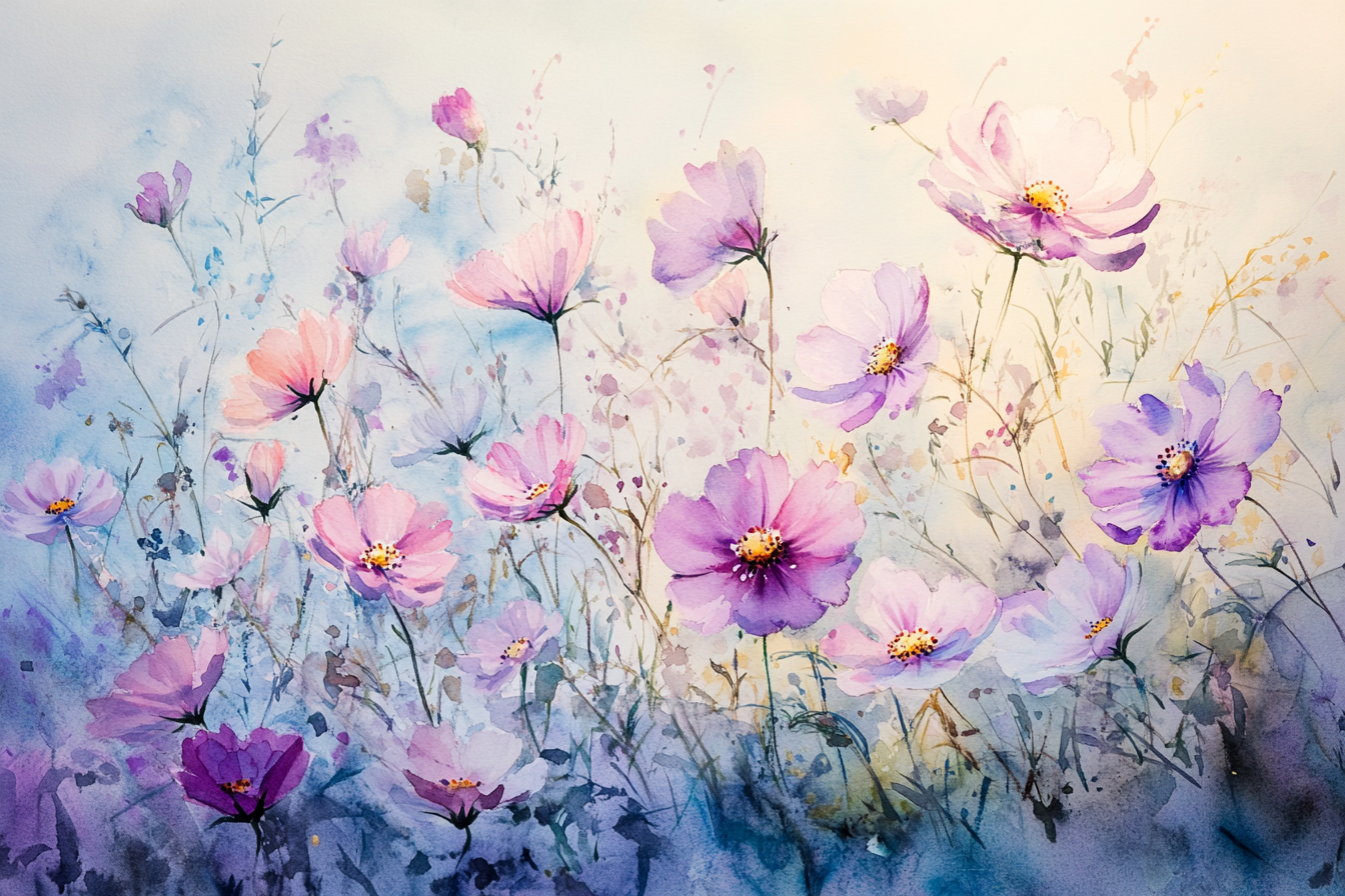 Floral Zephyr Canvas