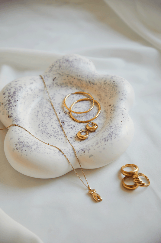 Flower Shaped Jewellery Tray