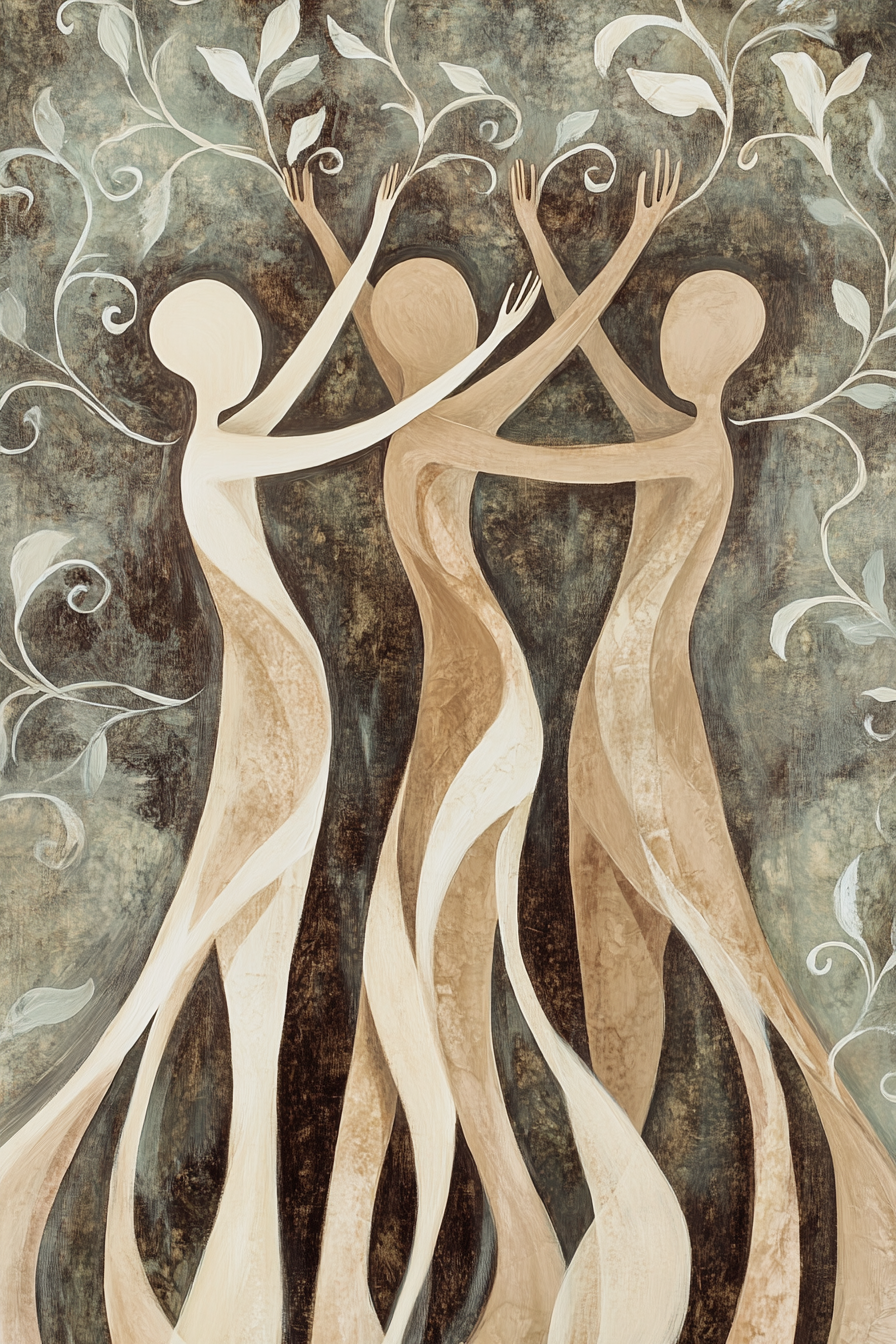 Flowing Yoga Poses Canvas