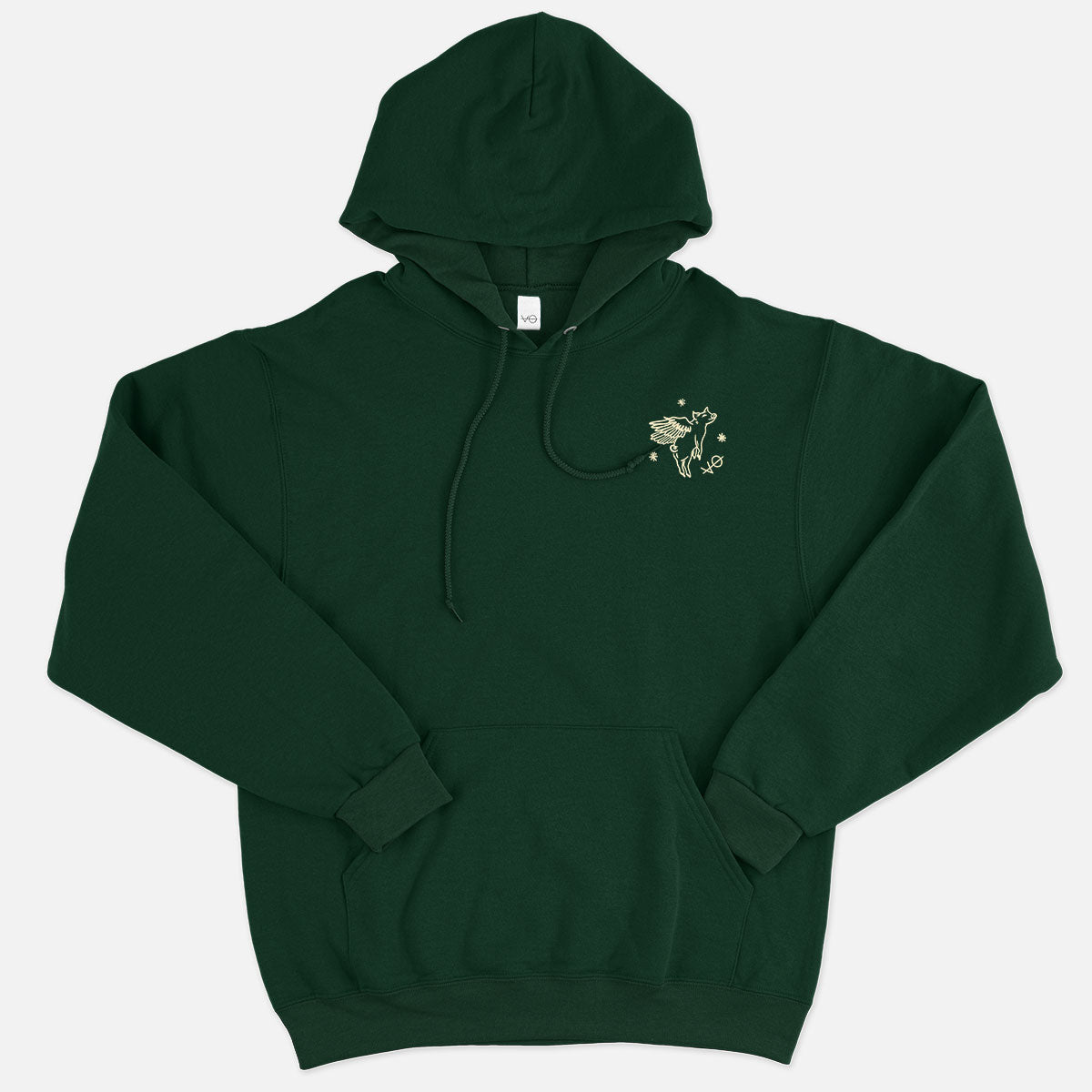 Flying Pig Doodle Hoodie (Unisex)