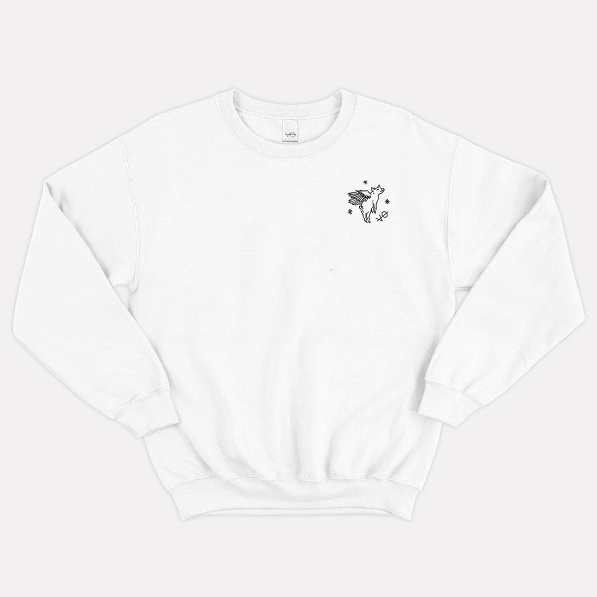 Flying Pig Doodle Sweatshirt (Unisex)
