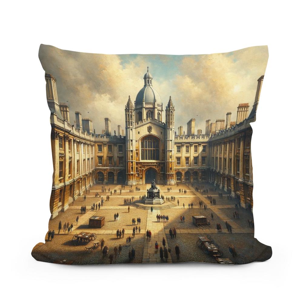 Cambridge Trinity Court Cotton Cushion