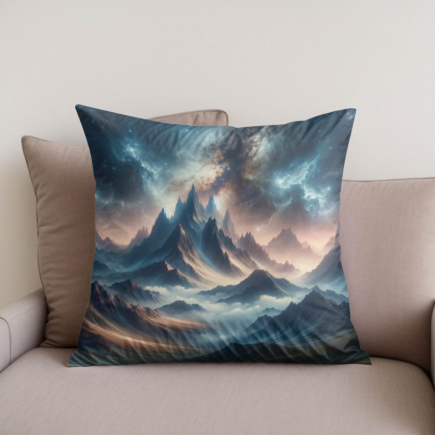 Celestial Peak Cotton Cushion