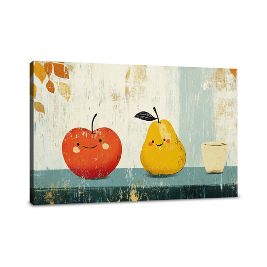 Chatting Fruits Canvas