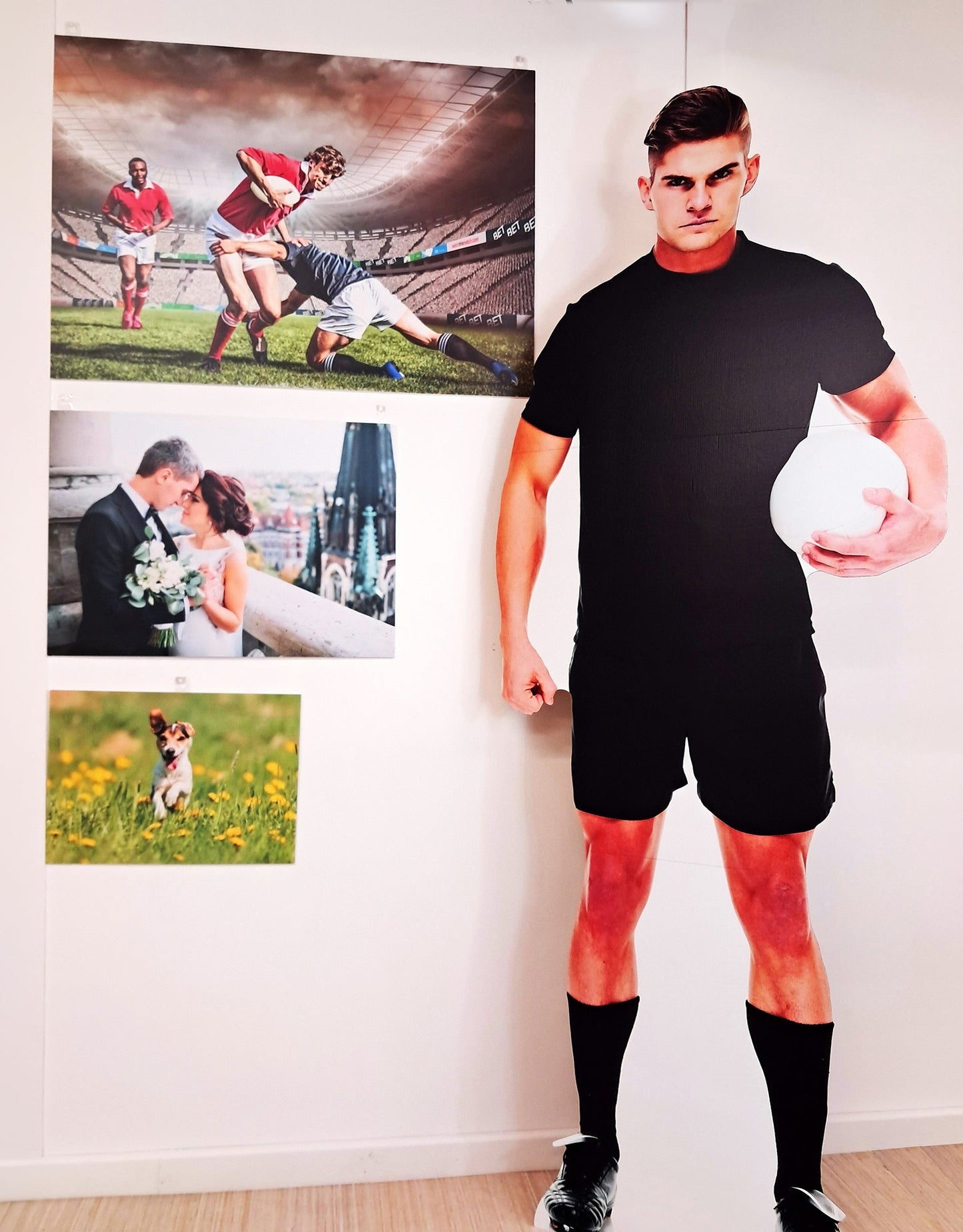 SCB001 -A1 Large Printed Rigid Rectangle Board, Poster, Sign Cardboard Cut Out Height 59.4cm