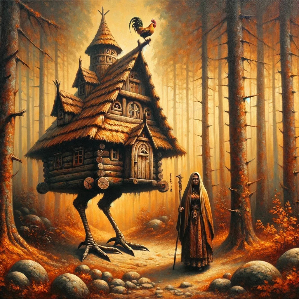 Forest Enchantment Baba Yaga Canvas