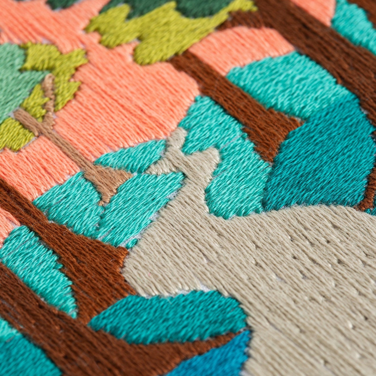 'Forest Walk' Landscape Mini Embroidery Kit for Beginners