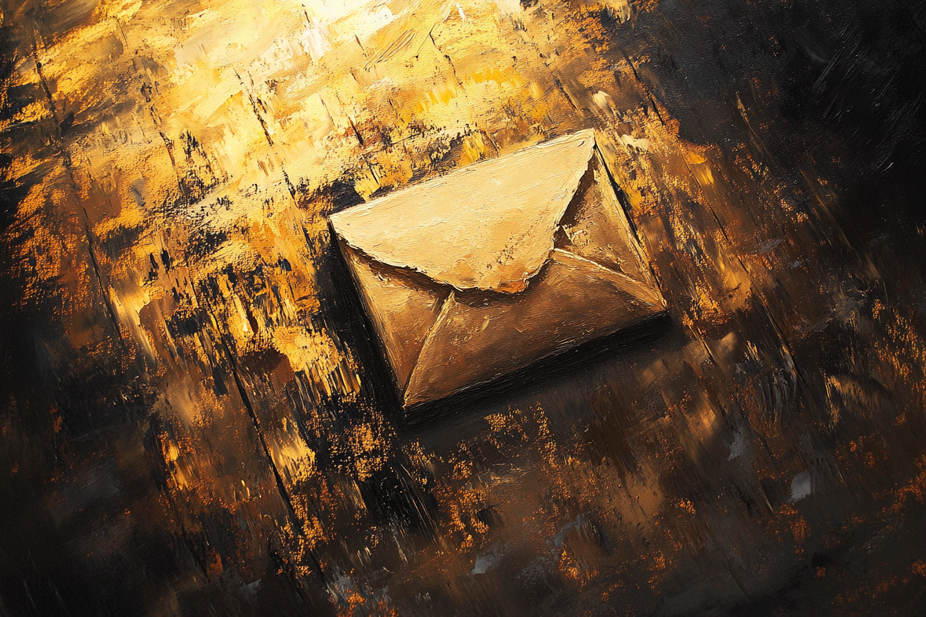 Forgotten Letters Luminescent Canvas