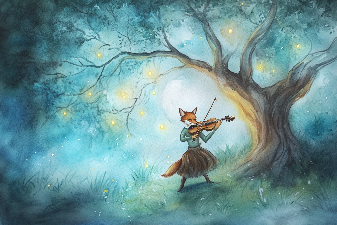 Fox's Melody Canvas