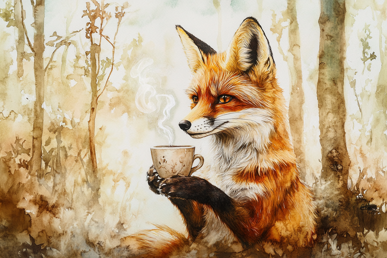 Fox's Morning Brew Canvas