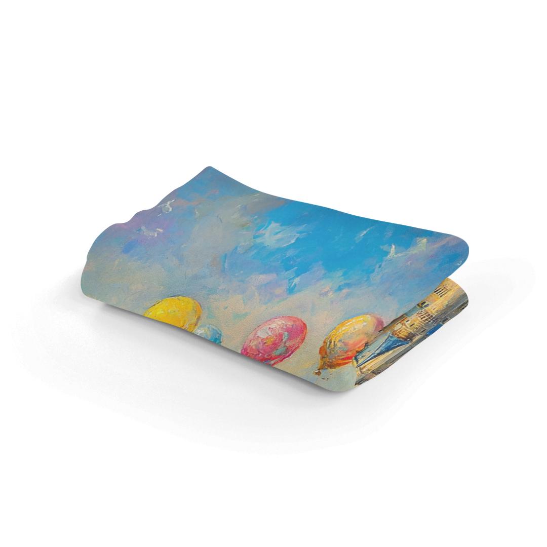 Enchanted Castle Rainbow Blanket
