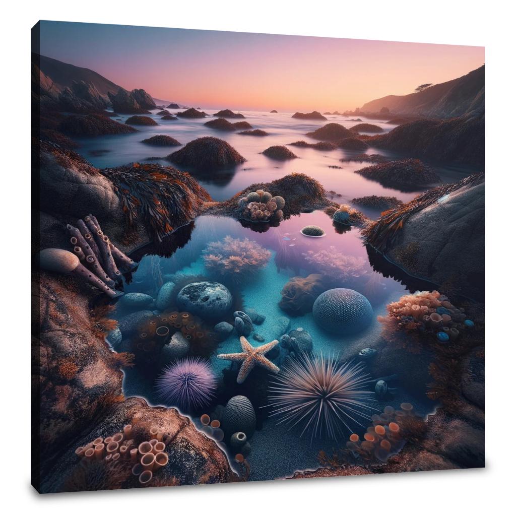 Twilight Shoreline Canvas