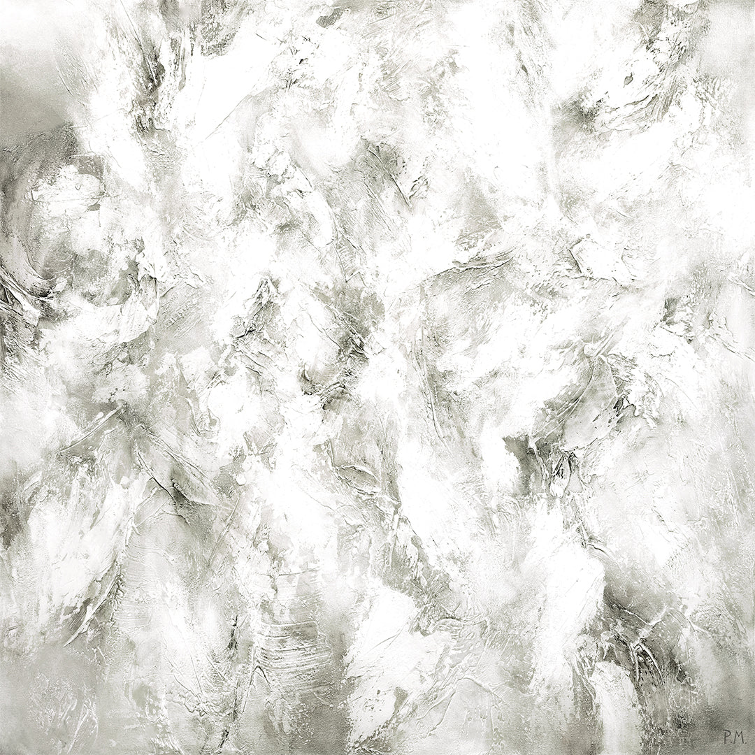 Fracture Square Framed Printed Canvas