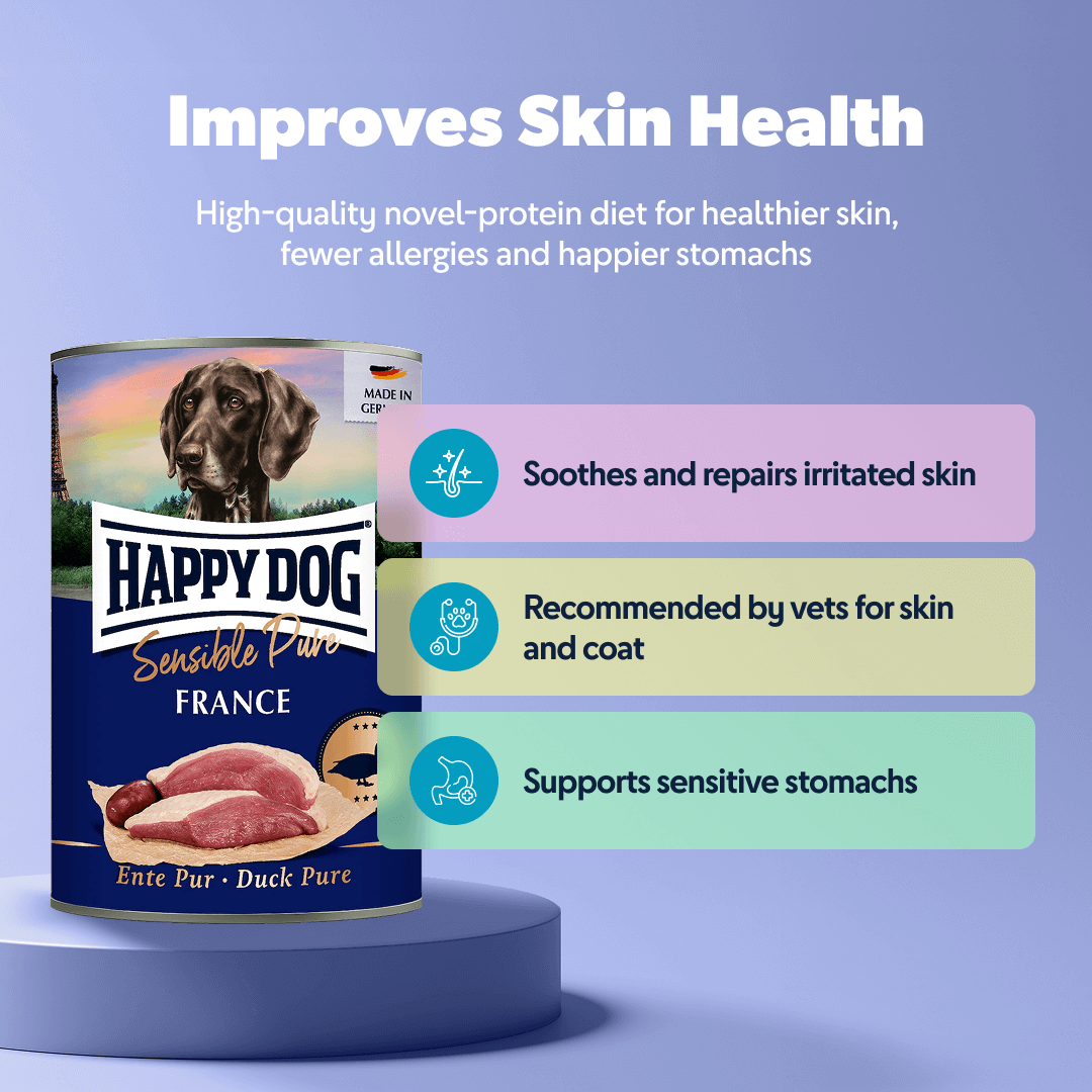 Happy Dog Pure Duck Wet Dog Food (France)