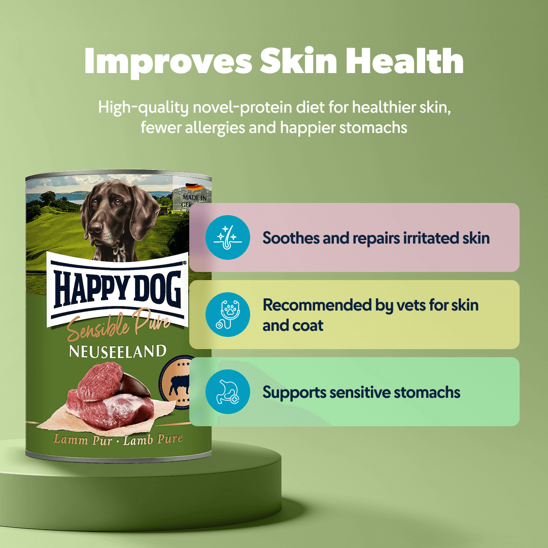 Happy Dog Sensitive Pure Lamb Wet Dog Food (New Zealand)