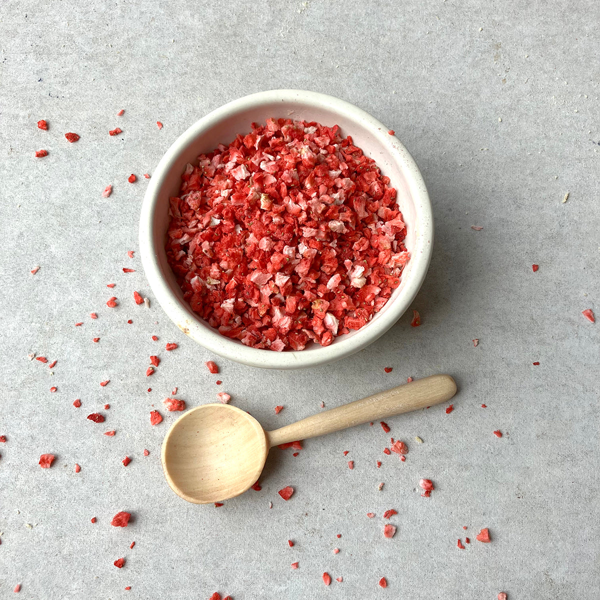 Freeze Dried Strawberry Crumbs