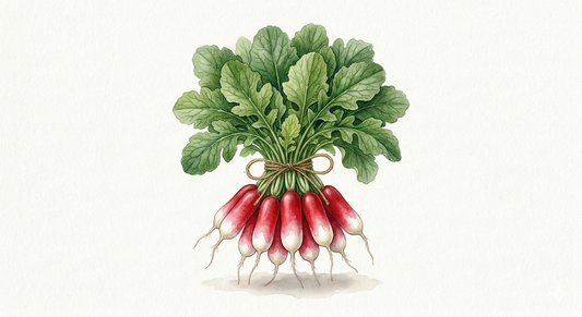 Radish Seeds - French Breakfast 3 - The heritage Classic (1,200 seeds est)