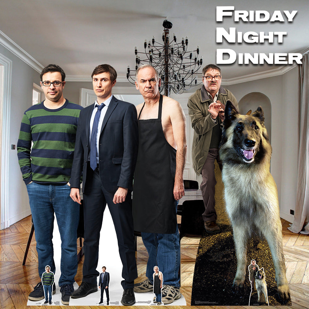 SC1656 Jim and Wilson Friday Night Dinner (Star Mini) Cardboard Cut Out Height 89cm