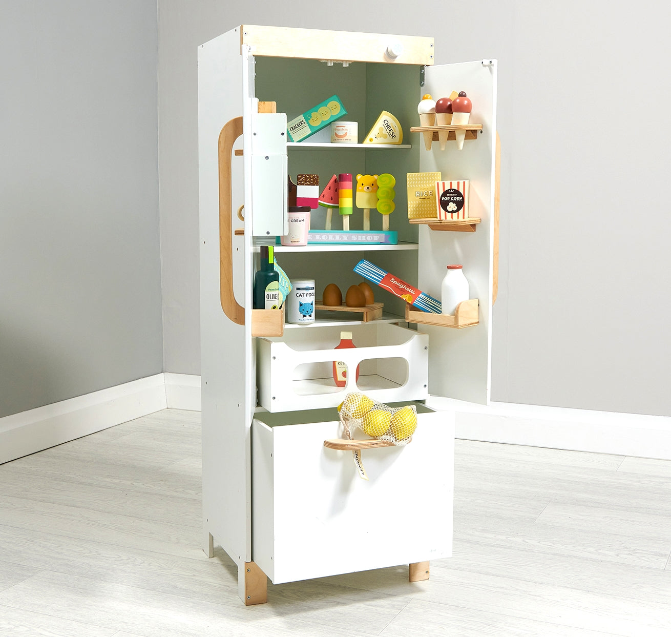 Fridge Bundle  (Refrigerator, Ice Lolly Shop, Supermarket Grocery Set)