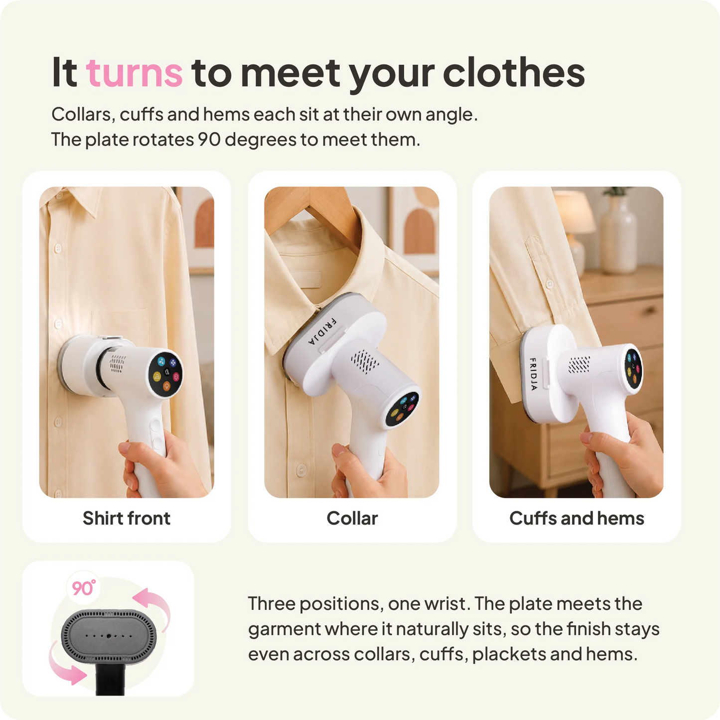 f20 Handheld Clothes Steamer Pro with Suction