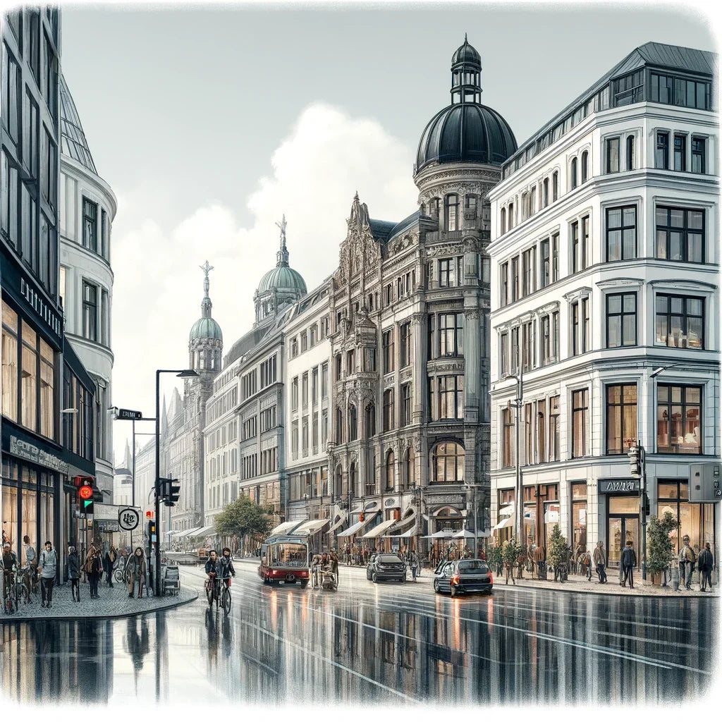 Friedrichstrasse Berlin Canvas