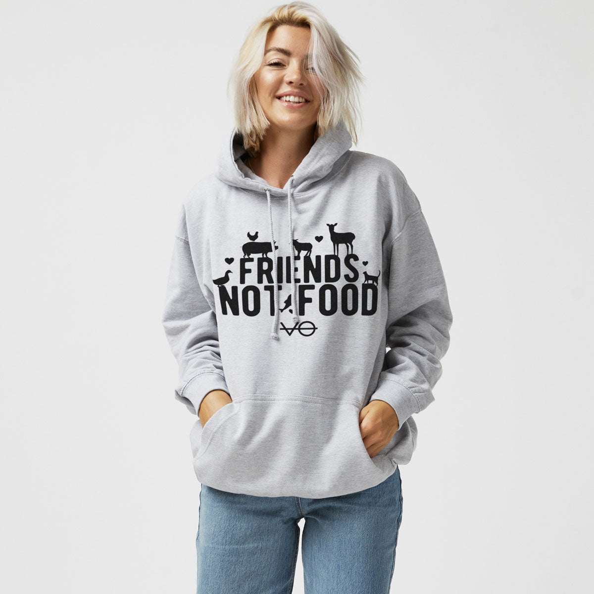 Friends Not Food Hoodie (Unisex)