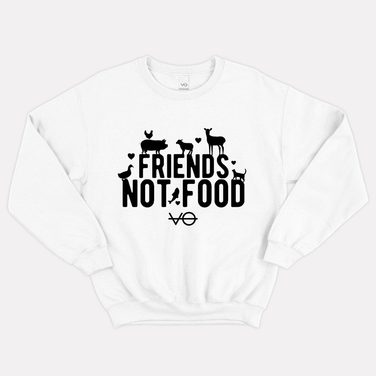 Friends Not Food Sweatshirt (Unisex)