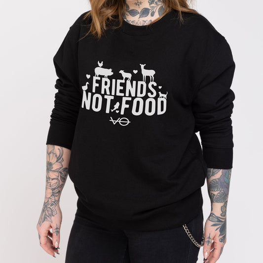 Friends Not Food Sweatshirt (Unisex)