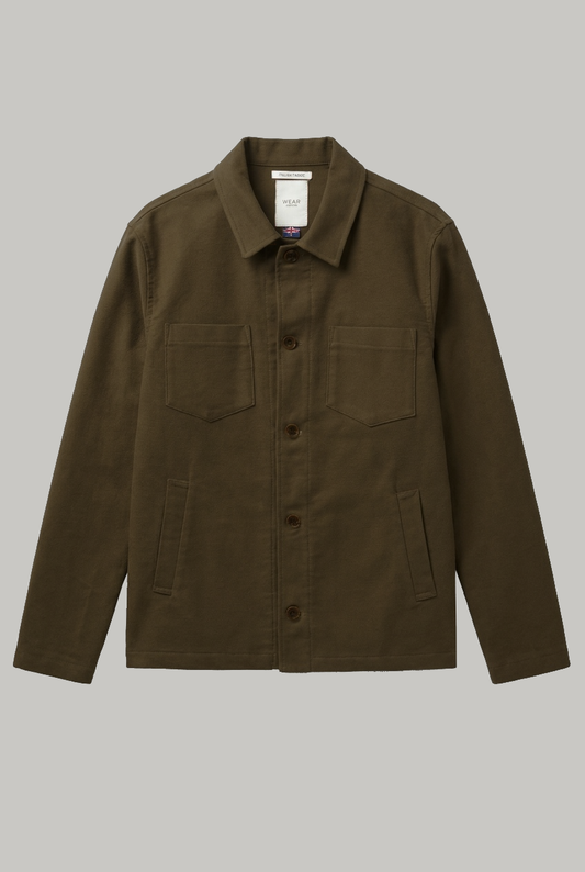Southend Shacket Unlined - Camel Moleskin
