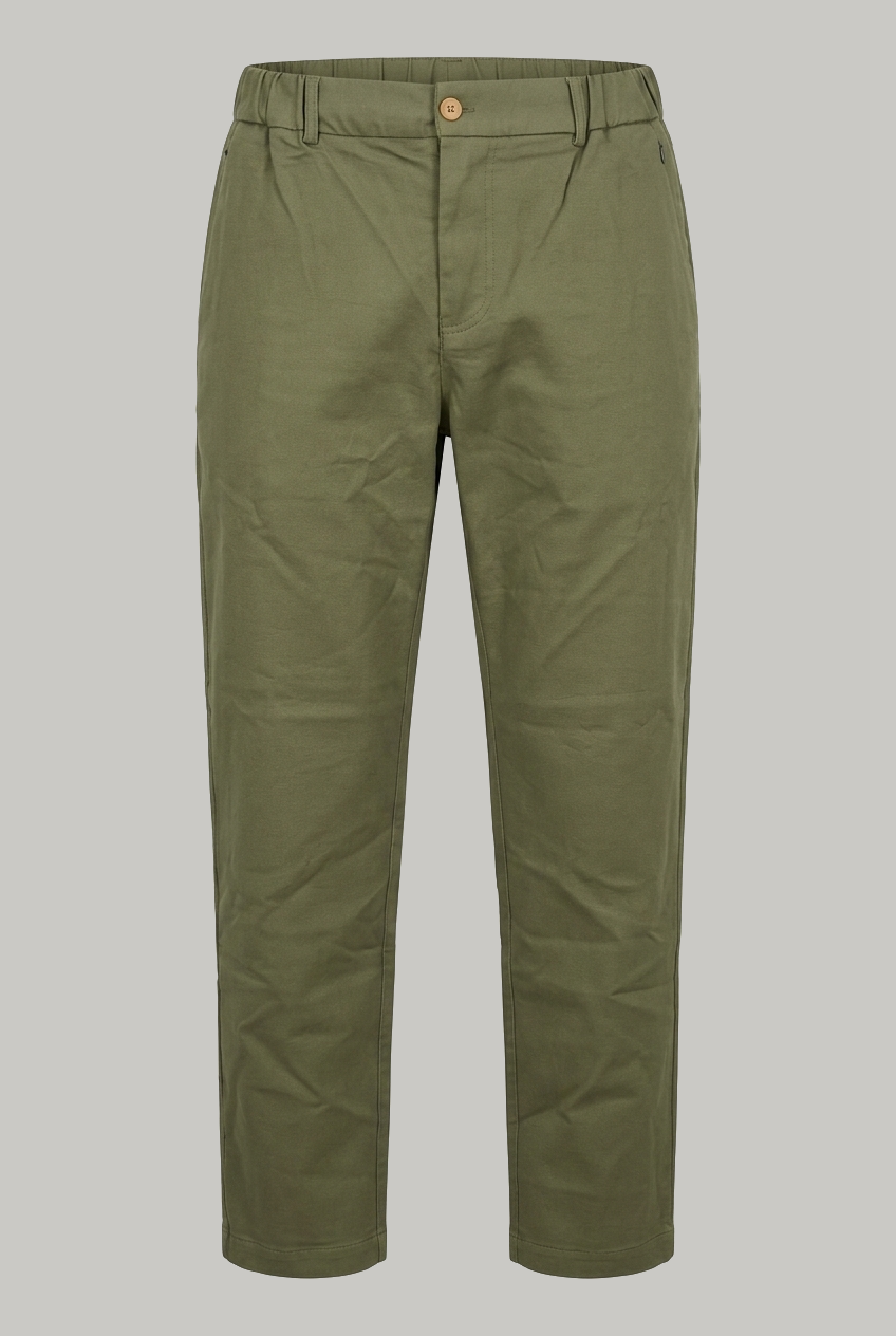 Newington Zip Pockets Joggers - Olive