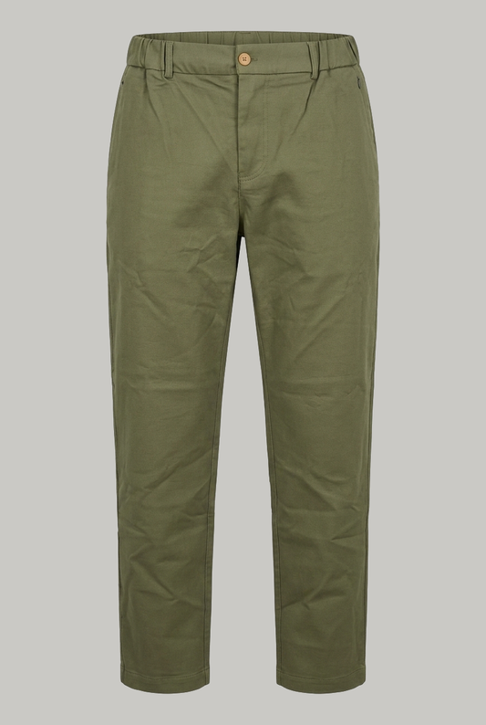 Newington Zip Pockets Joggers - Olive