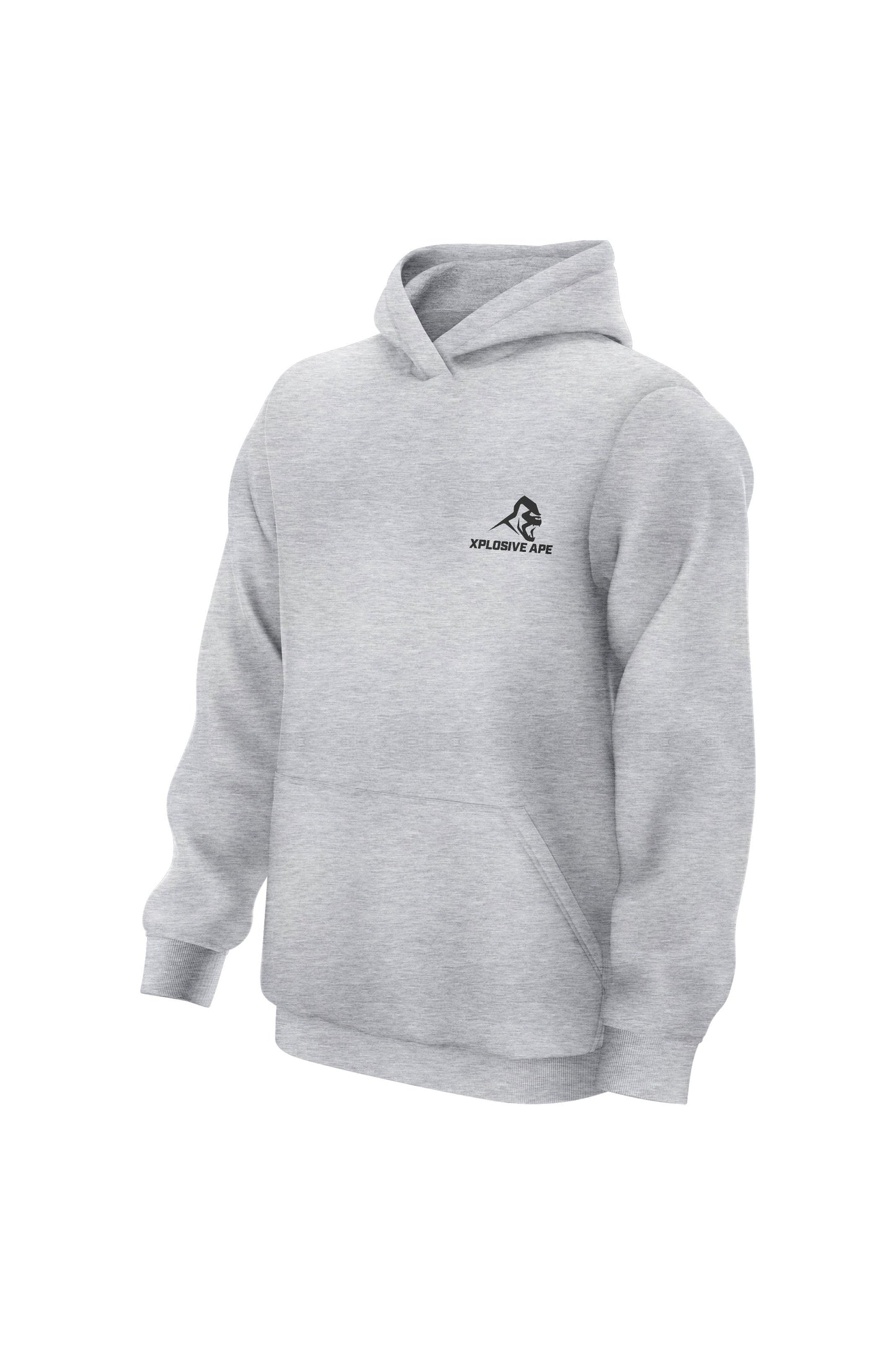 XAPE Old School Hoodie - Heather Grey