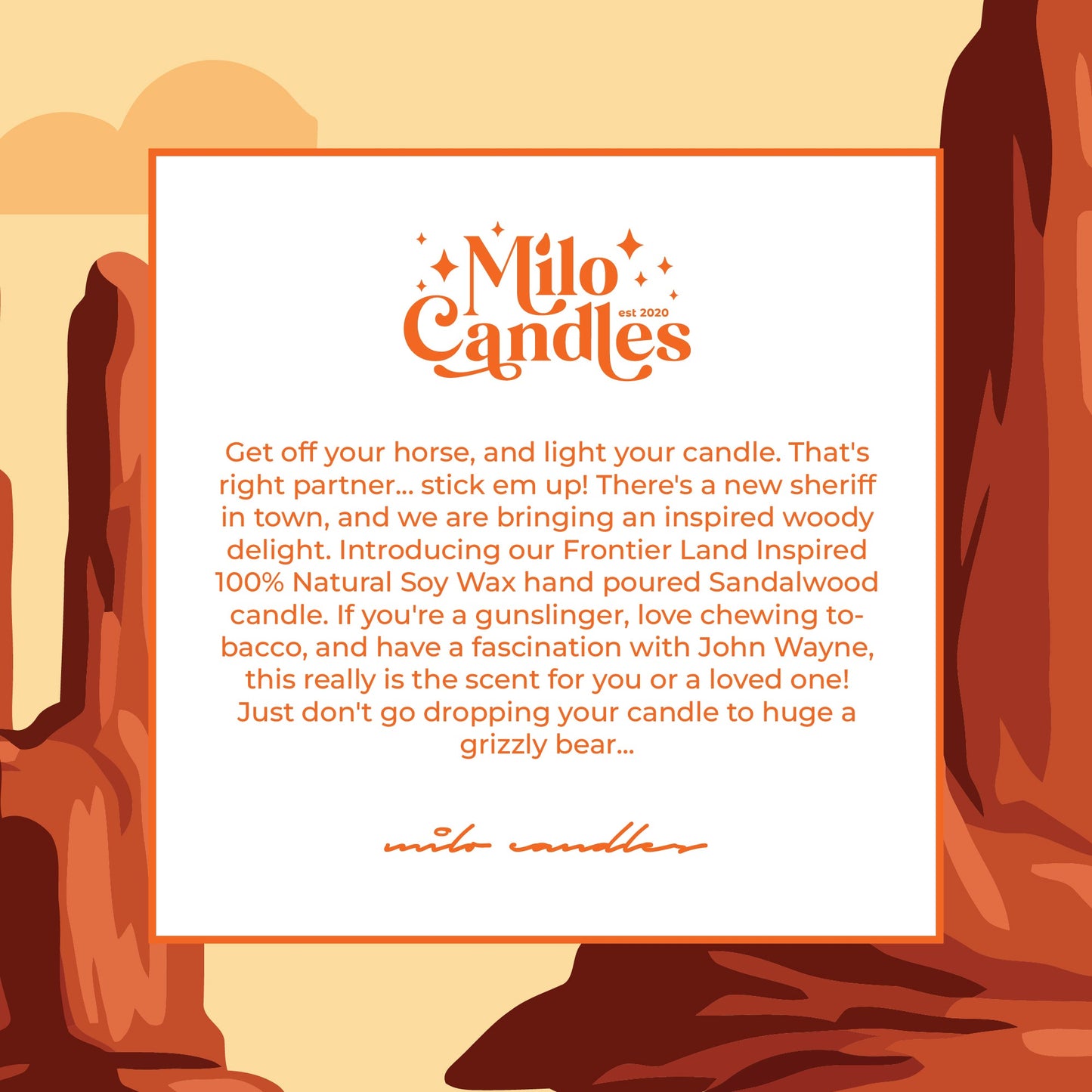 Frontier Land Candle