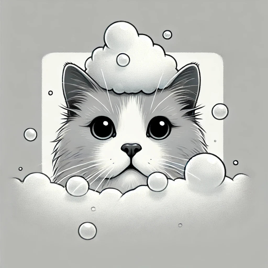 Frothy Crown Cat Canvas