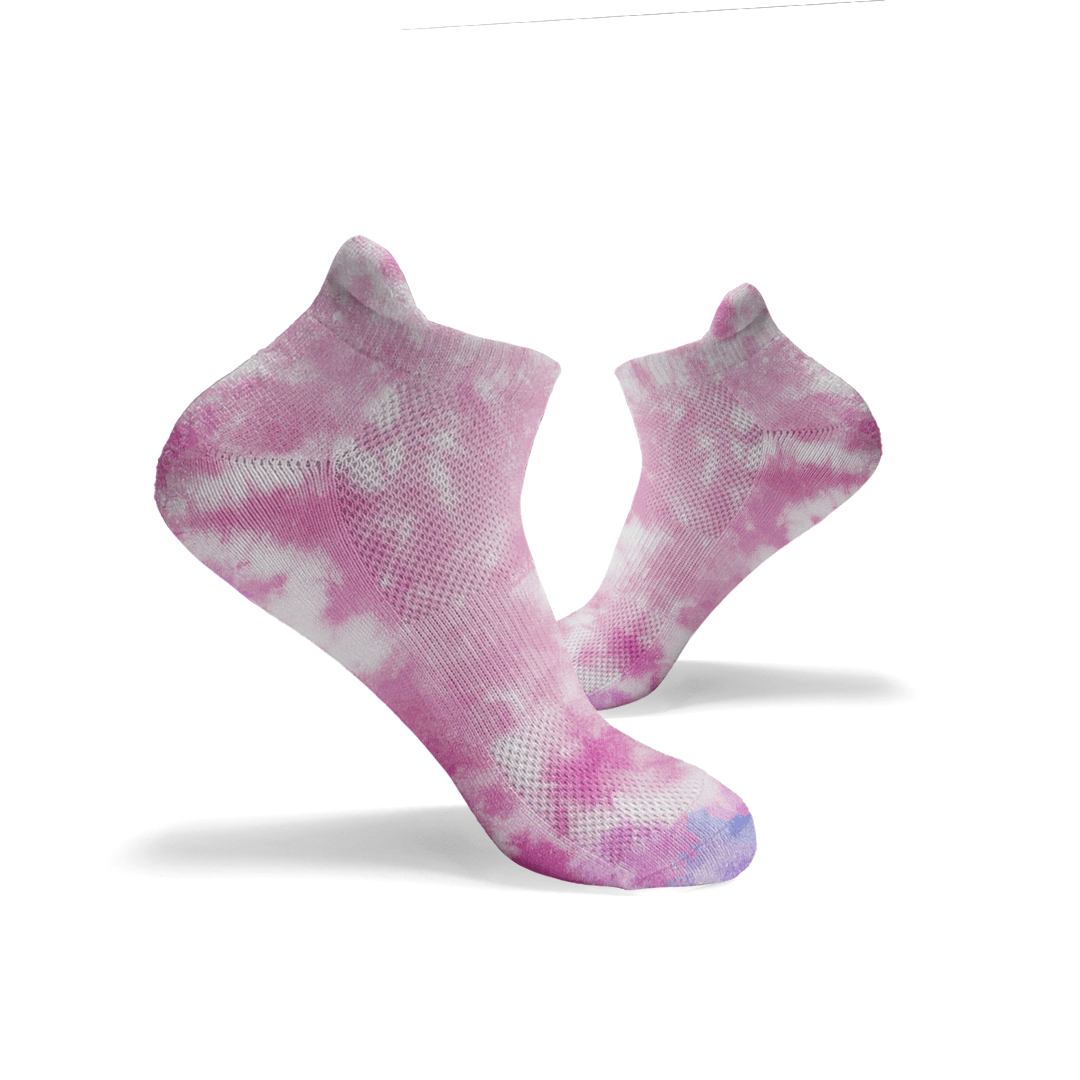 Tie Dye Multicoloured Ankle Socks